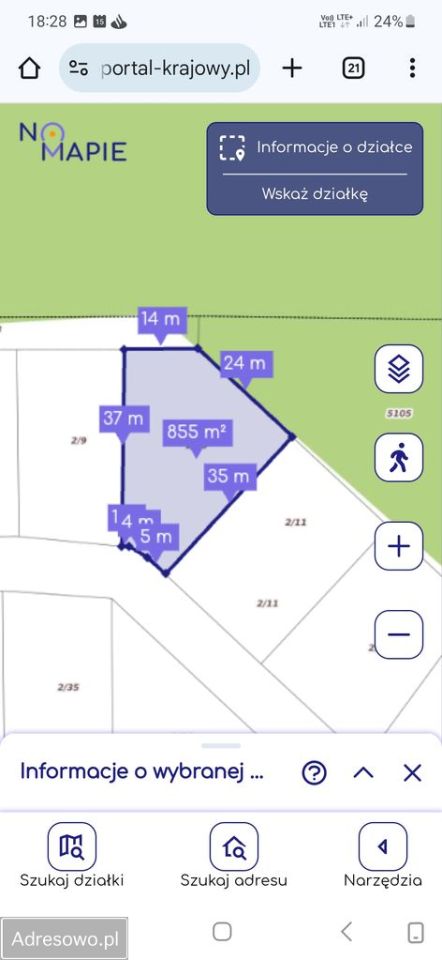 Działka budowlana Zbrudzewo, ul. Miętowa. Zdjęcie 5