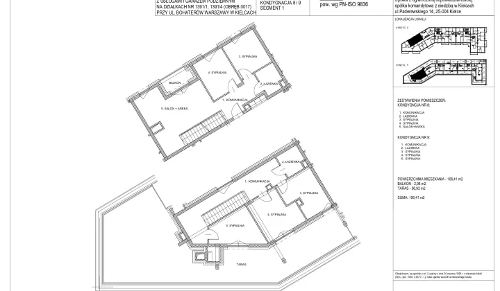 Mieszkanie 6-pokojowe Kielce Centrum, ul. Bohaterów Warszawy