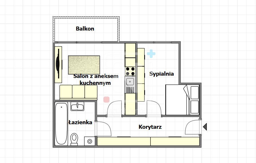 Mieszkanie 2-pokojowe Warszawa Włochy, ul. Rakowska. Zdjęcie 8
