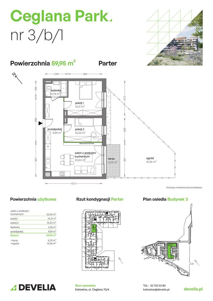Mieszkanie 3-pokojowe Katowice Brynów, ul. Ceglana. Zdjęcie 7