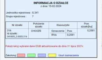 Działka budowlana Choceń, ul. Sikorskiego