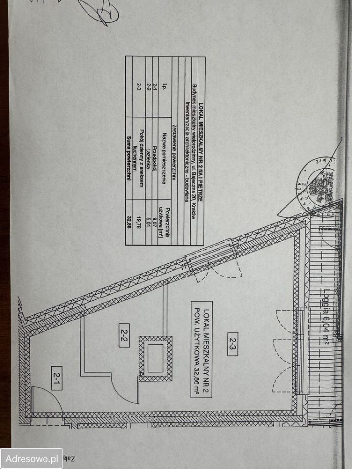 Mieszkanie 1-pokojowe Kraków Grzegórzki, ul. Bajeczna. Zdjęcie 12