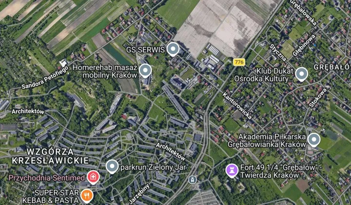 Mieszkanie 2-pokojowe Kraków Wzgórza Krzesławickie, os. Na Wzgórzach