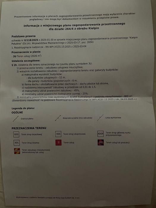 Działka inna Kiełpin, ul. Mokra. Zdjęcie 2
