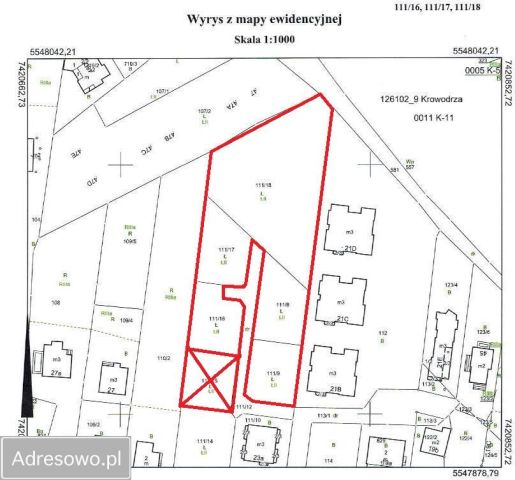 Działka inwestycyjna Kraków Wola Justowska, ul. Józefa Korzeniowskiego. Zdjęcie 1
