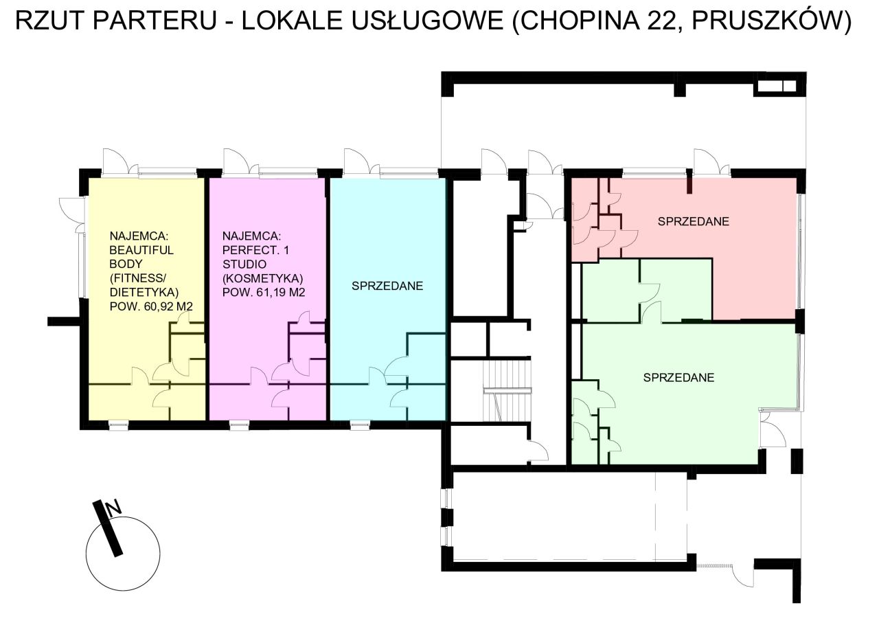 Lokal Pruszków Centrum, ul. Fryderyka Chopina. Zdjęcie 2