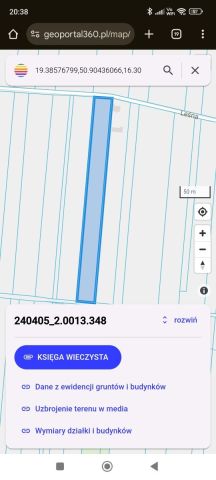Działka rolno-budowlana Pacierzów. Zdjęcie 1