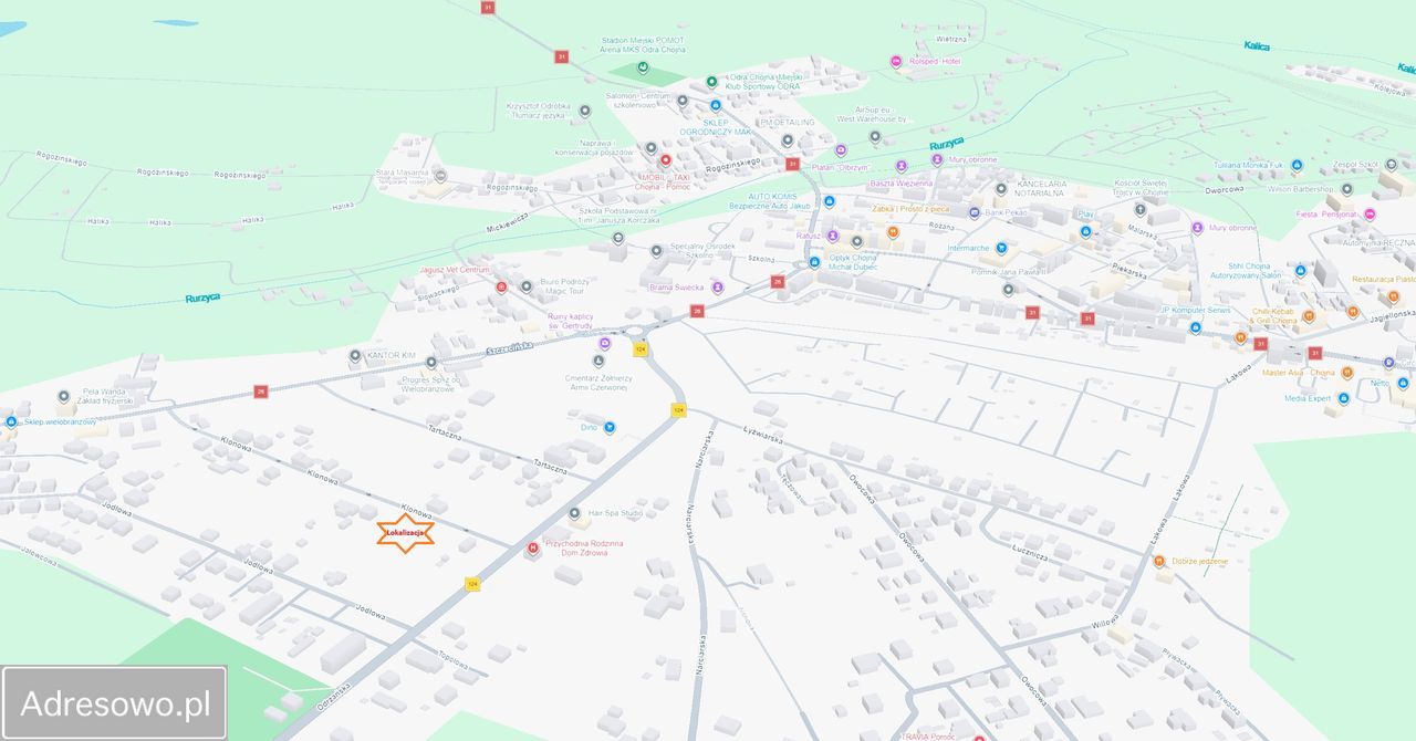 Działka budowlana Chojna, ul. Klonowa. Zdjęcie 3