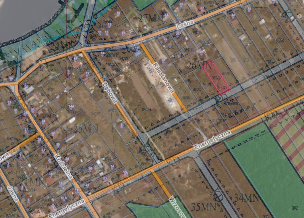 Działka budowlana Laskowiec, ul. Energetyczna. Zdjęcie 2