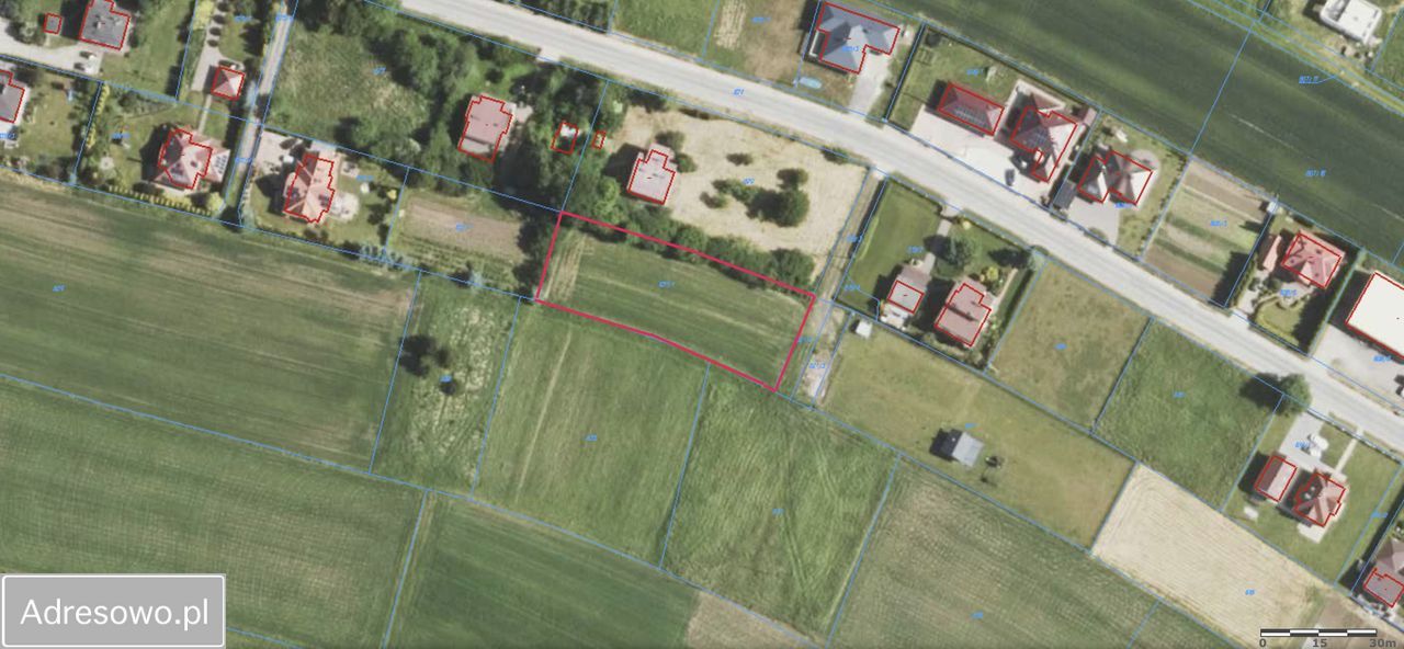 Działka budowlana Boguchwała, ul. Polna