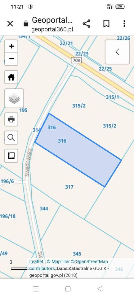 Działka rolno-budowlana Anielin Swędowski, ul. Swędowska. Zdjęcie 2