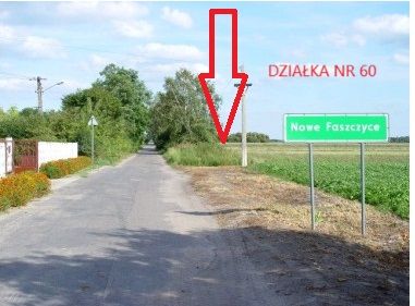 Działka inwestycyjna Nowe Faszczyce. Zdjęcie 2