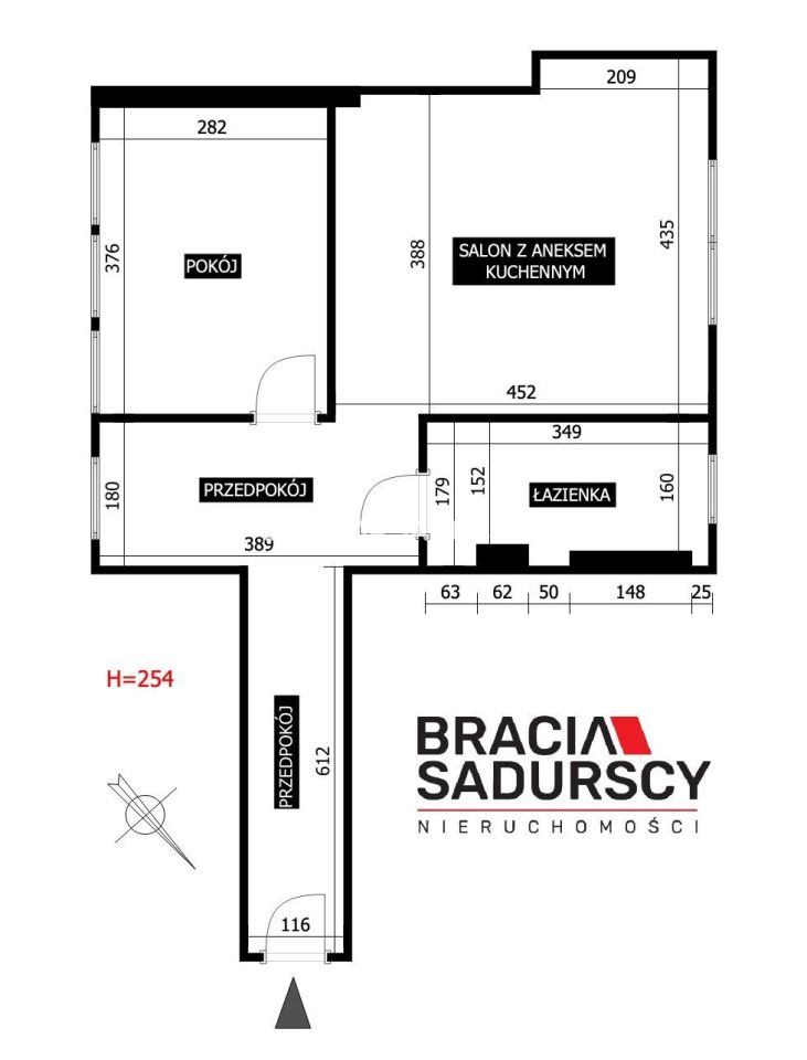 Mieszkanie 2-pokojowe Kraków, ul. gen. Tadeusza Kościuszki. Zdjęcie 28