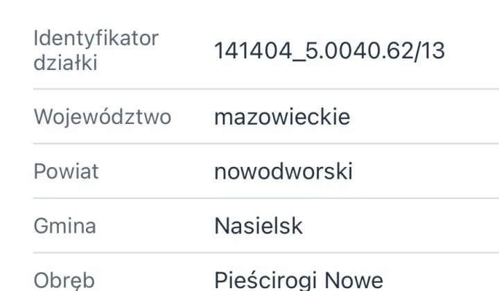 Działka inwestycyjna Nowe Pieścirogi, ul. Henryka Sienkiewicza