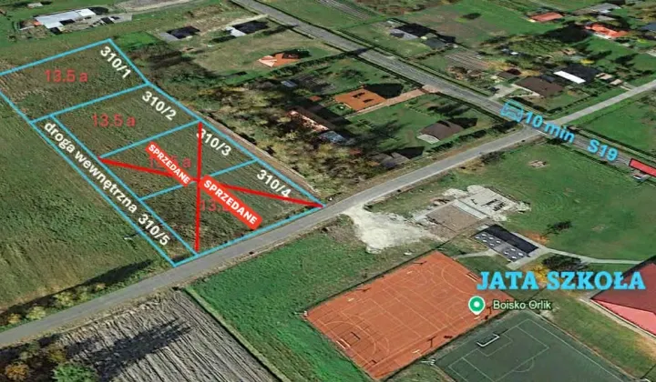 Działka budowlana Jata