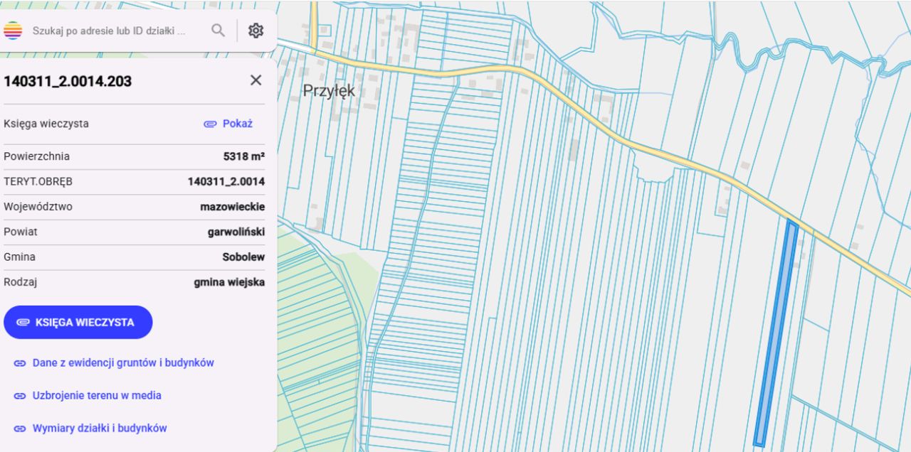 Działka budowlana Przyłęk. Zdjęcie 2