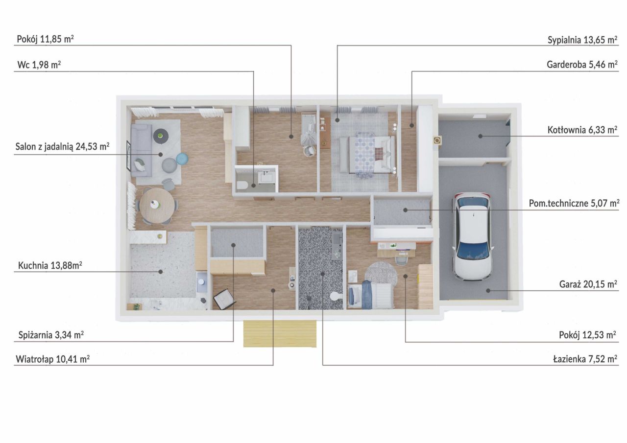 dom wolnostojący Kolonia Osiek. Zdjęcie 8