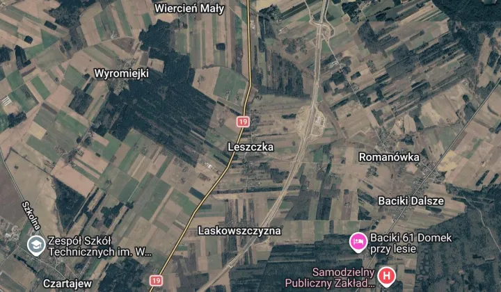 Działka budowlana Leszczka