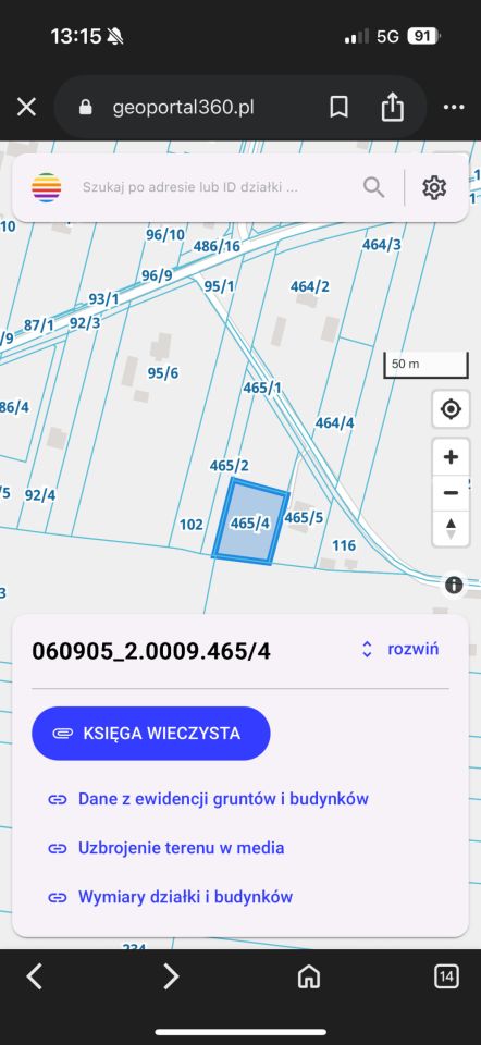 Działka budowlana Kliny