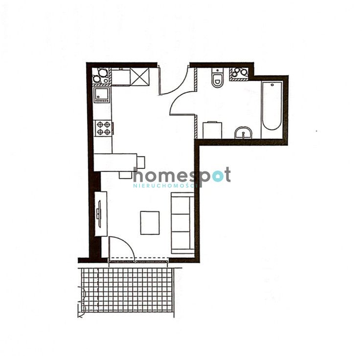 Mieszkanie 1-pokojowe Poznań Naramowice, ul. Ziarnista. Zdjęcie 5