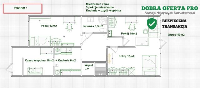 dom szeregowy, 7 pokoi Gdańsk Morena, ul. prof. Mariana Raciborskiego. Zdjęcie 9