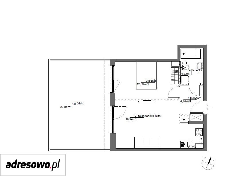 Mieszkanie 2-pokojowe Warszawa Praga-Południe, ul. Żupnicza. Zdjęcie 16