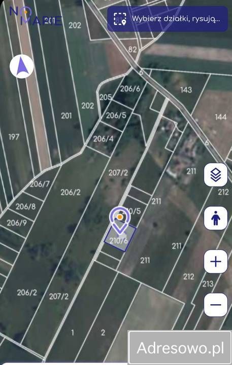 Działka rolna Budy Ciepielińskie