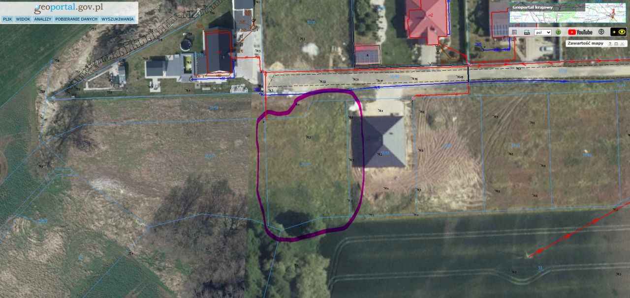 Działka budowlana Borek, ul. Jagodowa