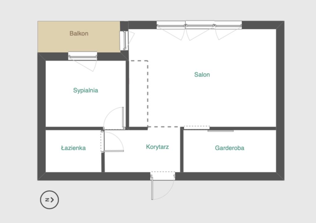 Mieszkanie 2-pokojowe Łódź Bałuty, ul. Młynarska. Zdjęcie 13