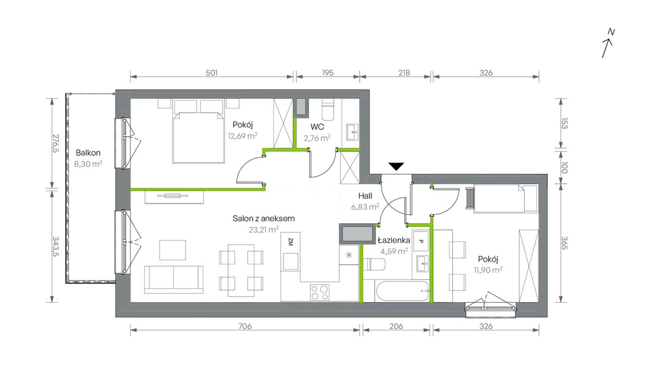 Mieszkanie 3-pokojowe Warszawa Targówek, ul. Oliwska. Zdjęcie 16