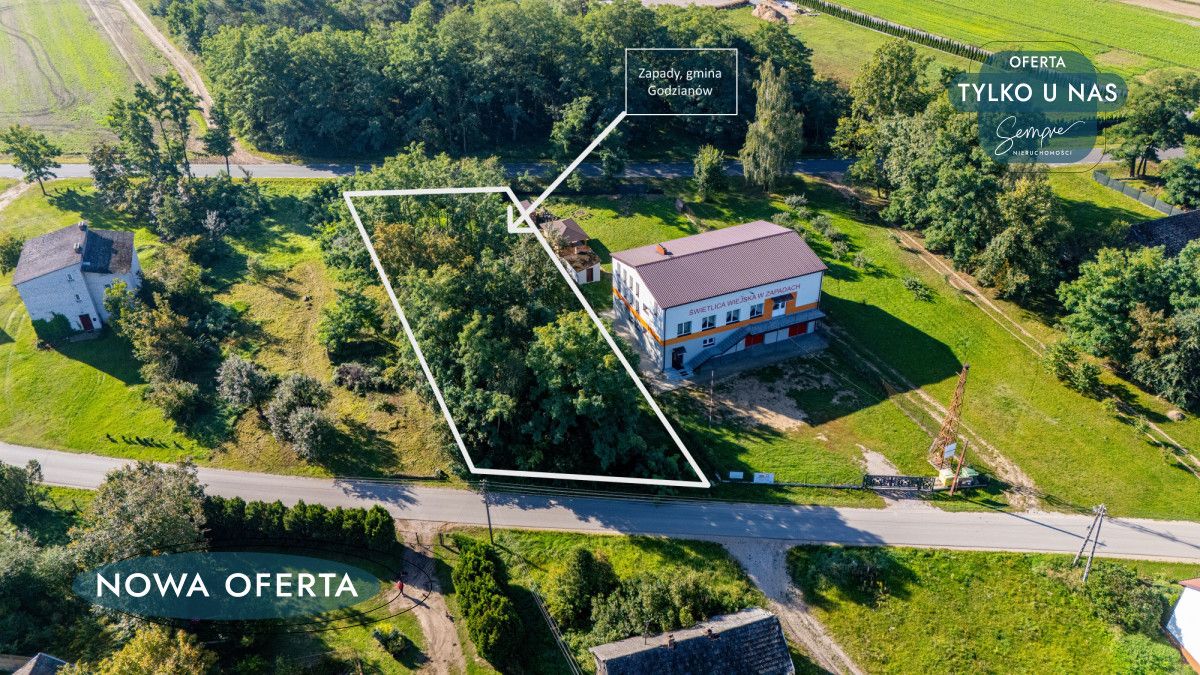 Działka budowlana Zapady. Zdjęcie 1