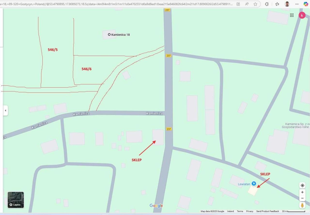 Działka budowlana Gostycyn. Zdjęcie 7