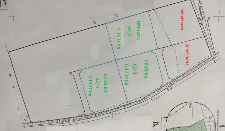 Działka budowlana Sosnówka