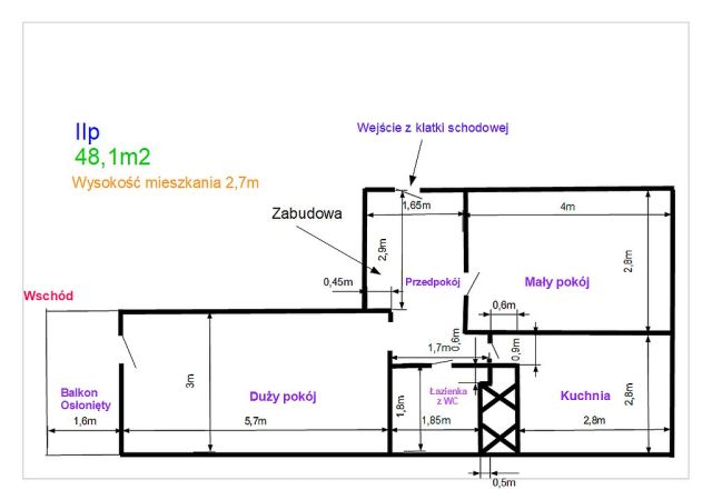 Mieszkanie 2-pokojowe Toruń Koniuchy, ul. Kozacka. Zdjęcie 1
