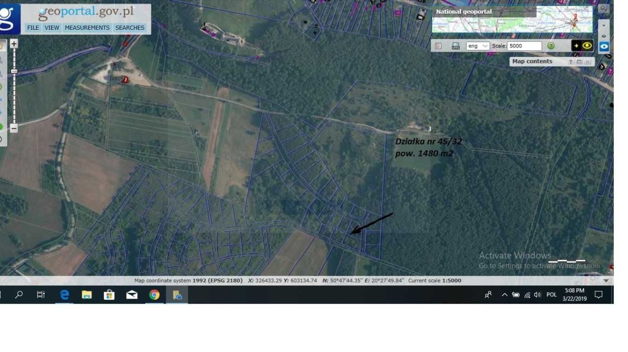 Działka rolno-budowlana Podzamcze. Zdjęcie 2