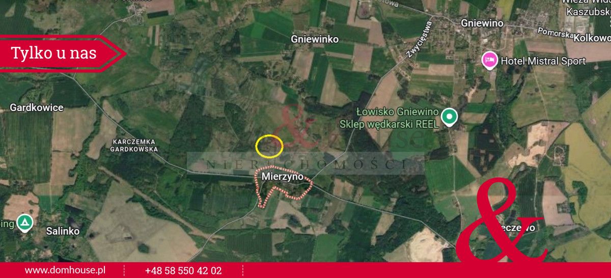 Działka rolna Mierzyno Rukowo. Zdjęcie 1