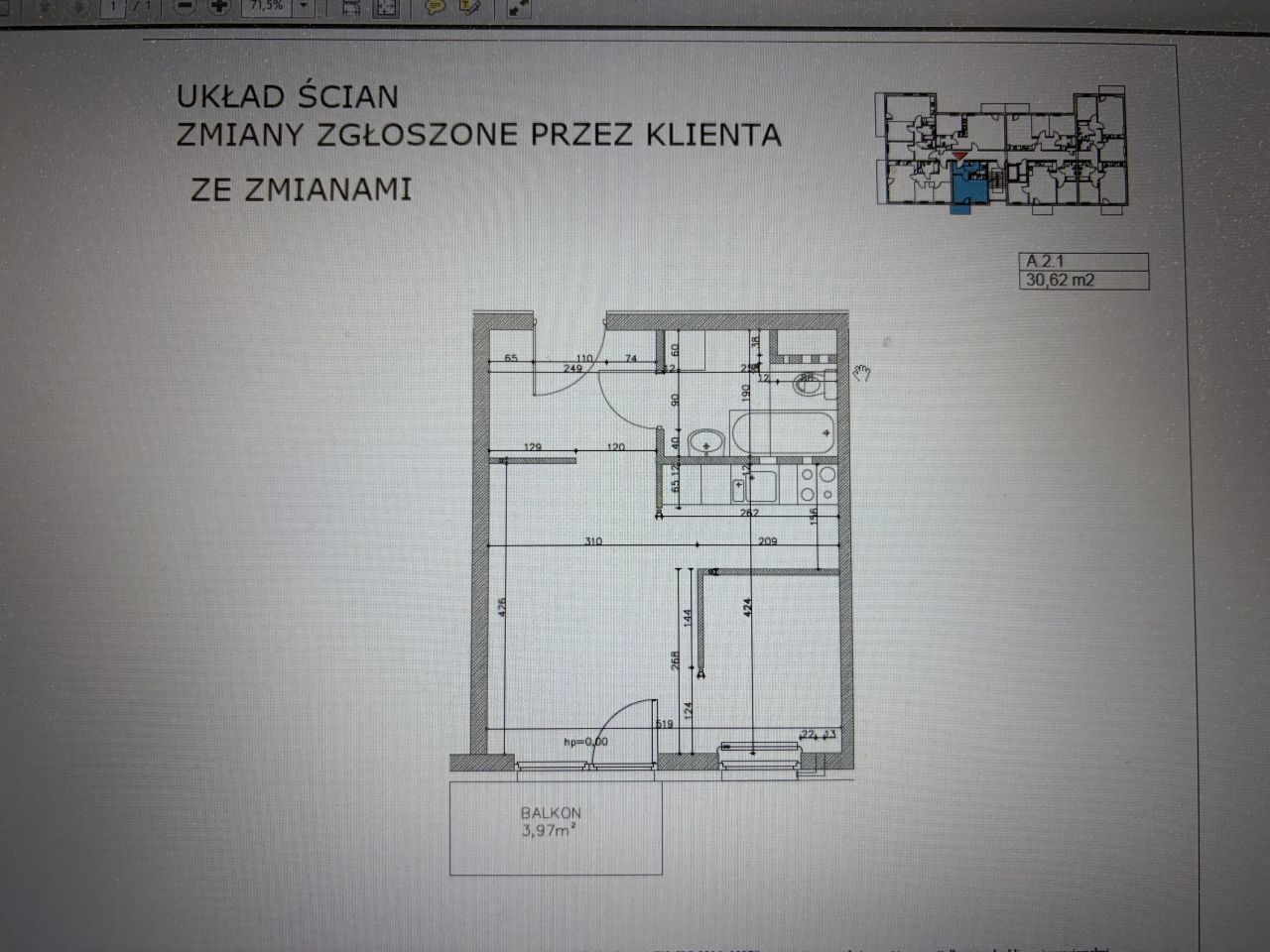 Mieszkanie 1-pokojowe Szczecin Bolinko, ul. Edwarda Dembowskiego. Zdjęcie 13