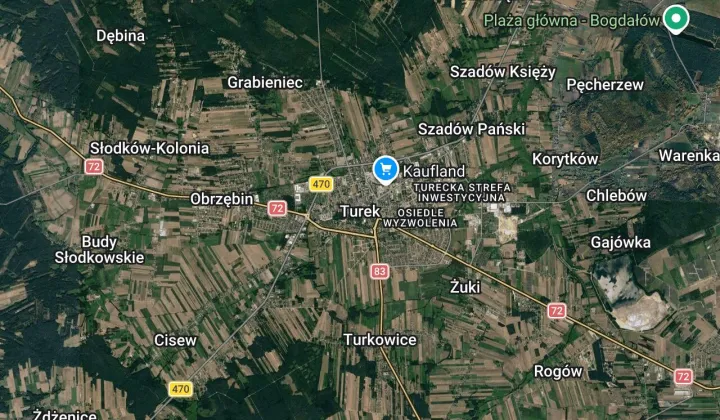 Działka leśna Turek