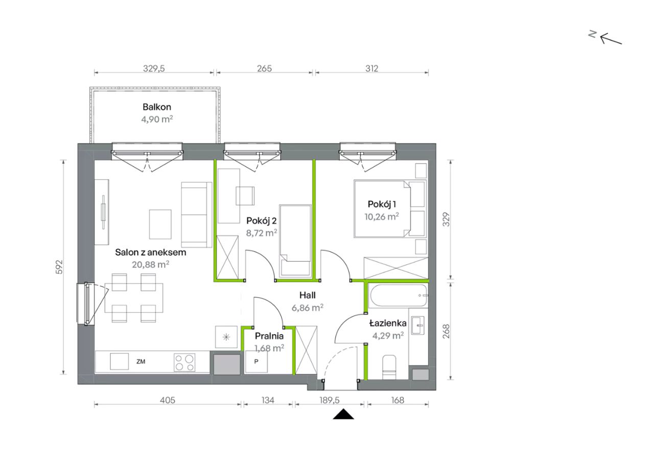 Mieszkanie 3-pokojowe Warszawa Targówek, ul. Oliwska. Zdjęcie 16
