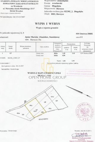 Działka inwestycyjna Bierzyce. Zdjęcie 4