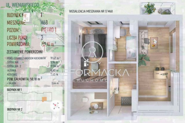 Mieszkanie 3-pokojowe Rzeszów, ul. Henryka Wieniawskiego. Zdjęcie 5