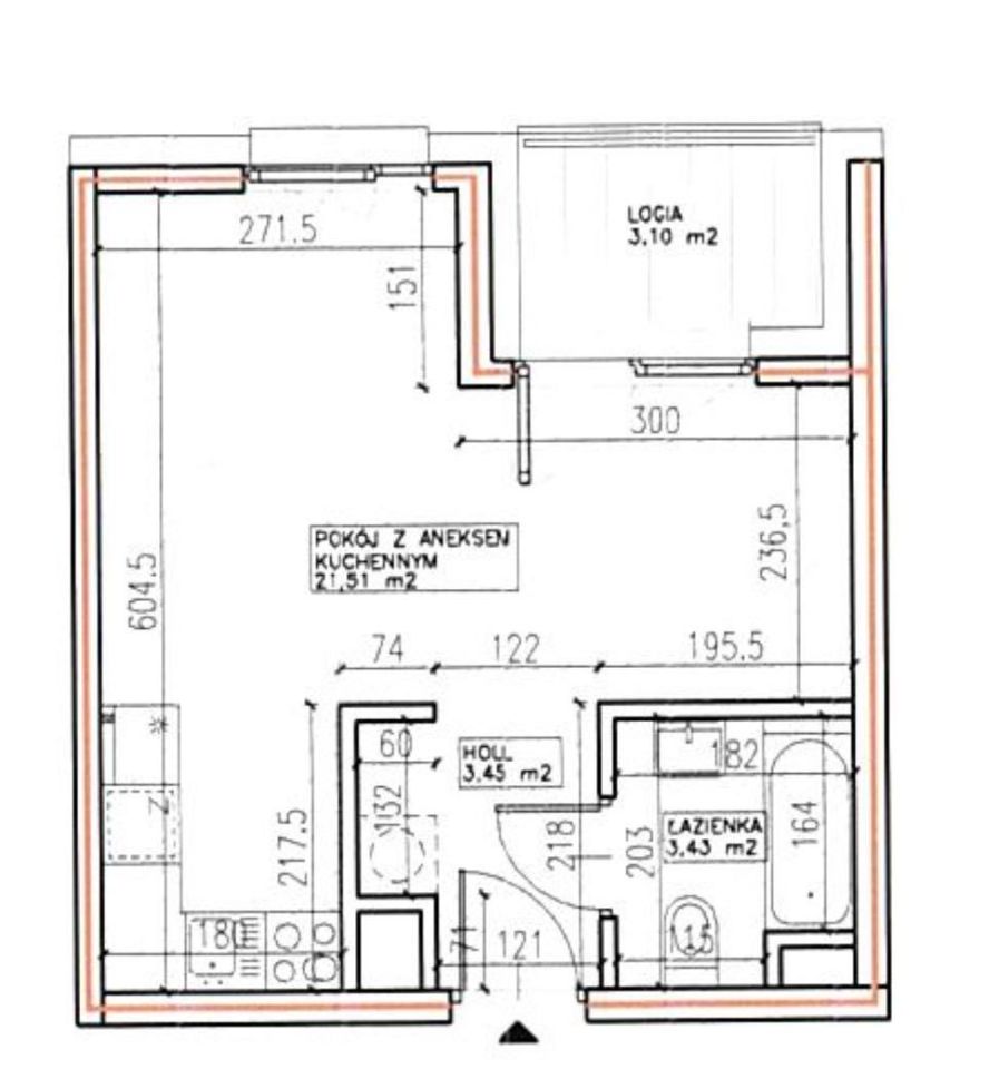 Mieszkanie 1-pokojowe Katowice Śródmieście, ul. Raciborska. Zdjęcie 3
