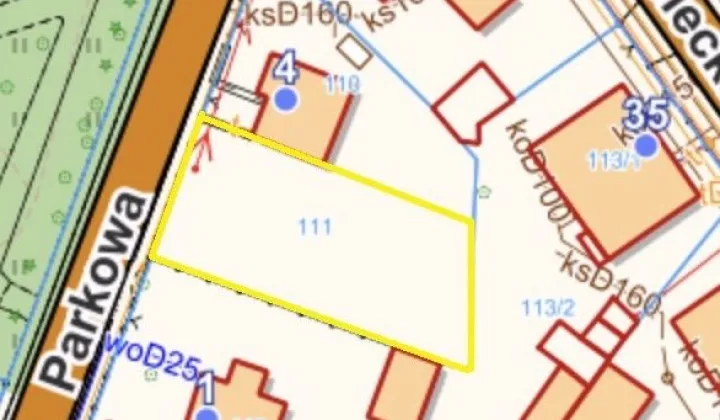 Działka budowlana Zawidów, ul. Parkowa
