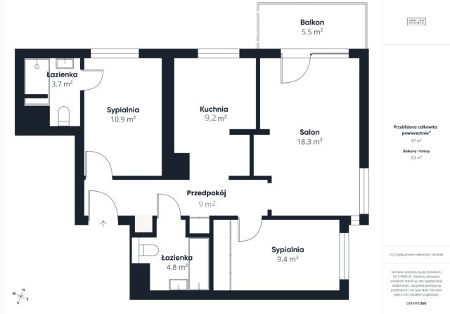 Mieszkanie 3-pokojowe Warszawa Praga-Południe, ul. Jagiellońska. Zdjęcie 17