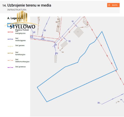 Działka budowlana Długie. Zdjęcie 2