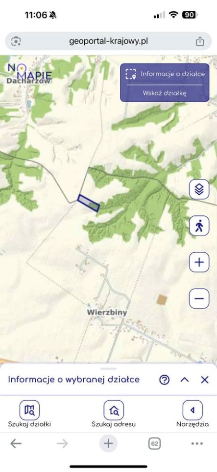 Działka rolna Wierzbiny. Zdjęcie 5