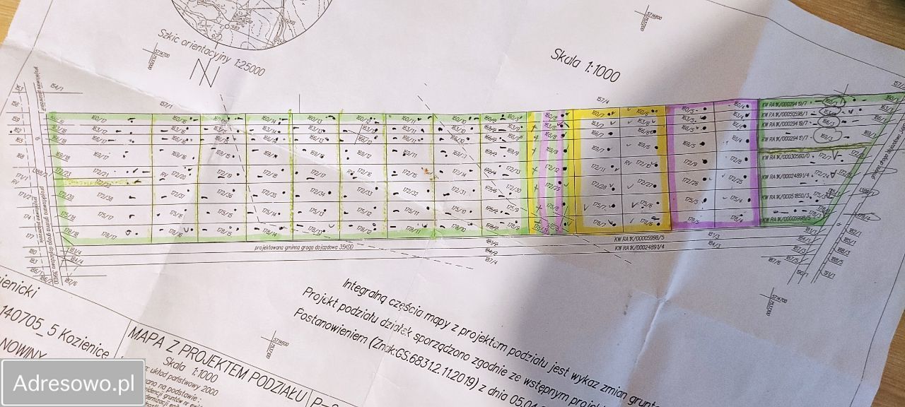 Działka budowlana Nowiny. Zdjęcie 2