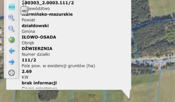 Działka rolna Uniszki Gumowskie