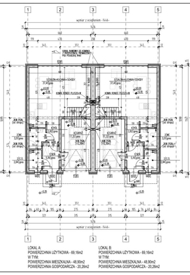 bliźniak Skrzeszew, ul. Jana Brzechwy. Zdjęcie 2