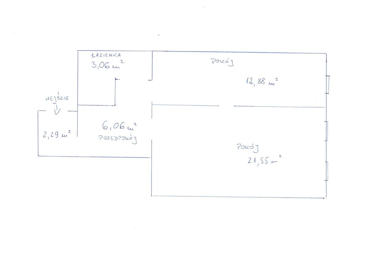 Mieszkanie 2-pokojowe Legnica Centrum, ul. Henryka Jordana. Zdjęcie 2